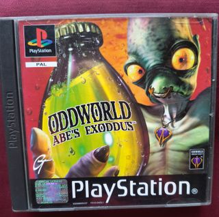 Oddworld Abe's Exoddus PS1 Pal Italiano Usato