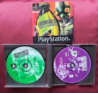 Oddworld Abe's Exoddus PS1 Pal Italiano Usato
