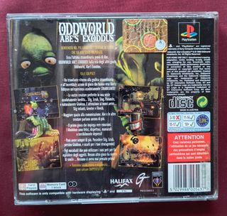Oddworld Abe's Exoddus PS1 Pal Italiano Usato