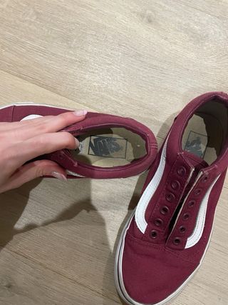 Vans Old Skool granates talla 36