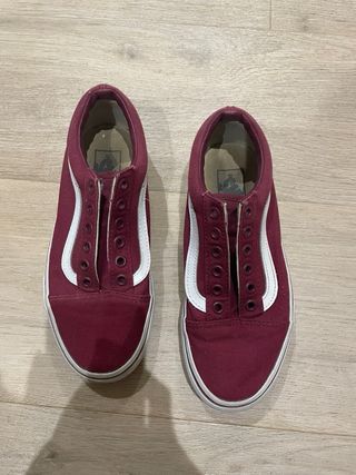 Vans Old Skool granates talla 36