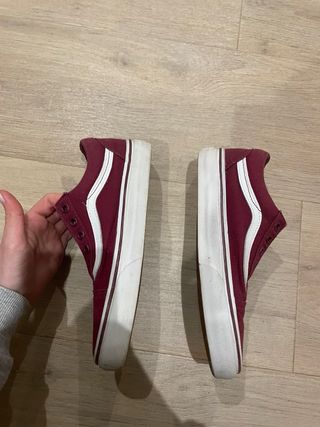 Vans Old Skool granates talla 36
