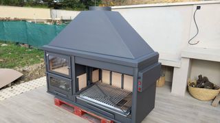 Barbacoa Horno Leña Metal