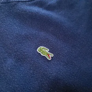 Jersey Lacoste V-Neck Azul Talla XXL