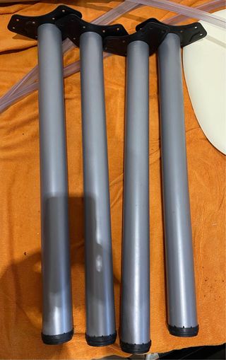 Patas de mesa metálicas 71cm (4 unidades)