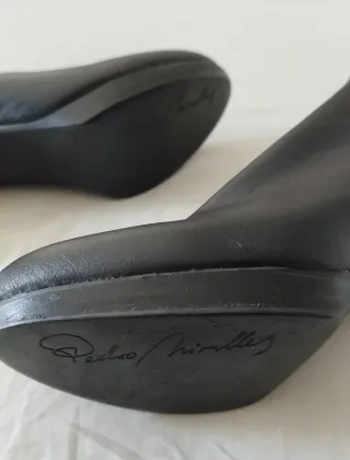 Botas Pedro Miralles Negras , de piel