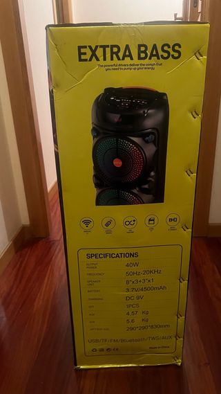 Altavoz DIGIVOLT DG-1233 40W Negro/Multicolor