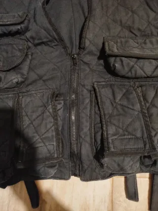 Chaleco acolchado negro