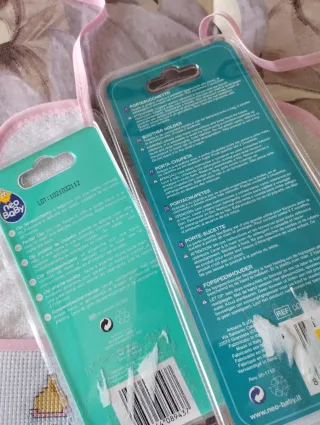 Set bavetta, catenella e porta ciuccio Neo Baby