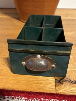 Cassetto metallo vintage per minuteria