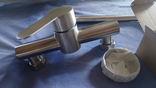 Grifo Cocina  empotrado Acero Inoxidable