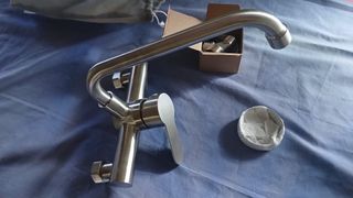 Grifo Cocina  empotrado Acero Inoxidable