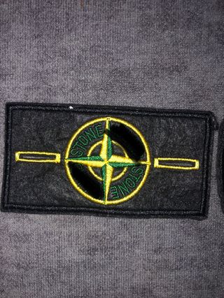 Stone Island Sudadera Parche Brújula Negra
