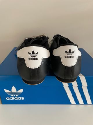 Zapatillas Adidas Taekwondo Hombre Negras Blancas