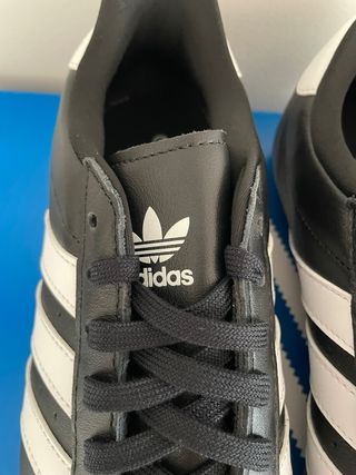 Zapatillas Adidas Taekwondo Hombre Negras Blancas