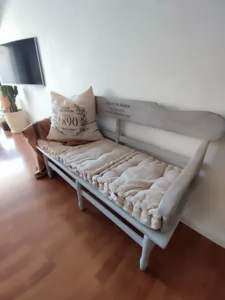 Banco de madera vintage