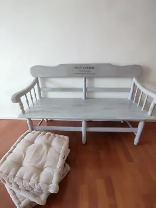 Banco de madera vintage