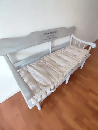 Banco de madera vintage