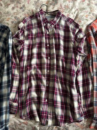 Lote 3 Camisas Hombre Talla L Pull&Bear