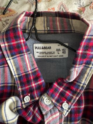 Lote 3 Camisas Hombre Talla L Pull&Bear