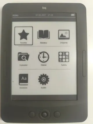 BQ Cervantes 2 E-reader Negro libro electrónico