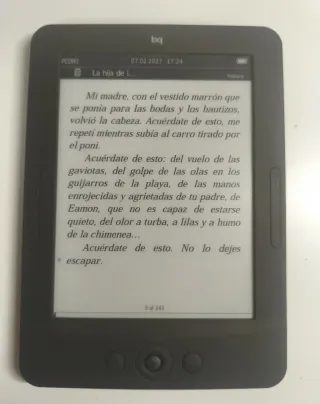 BQ Cervantes 2 E-reader Negro libro electrónico