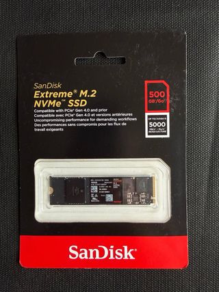 SanDisk Extreme SSD 500GB M.2 NVMe