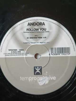 Vinilo Andora- Follow You