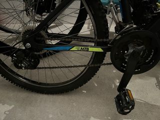 Bicicleta Btwin MTB Negra y Azul