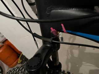 Bicicleta Btwin MTB Negra y Azul