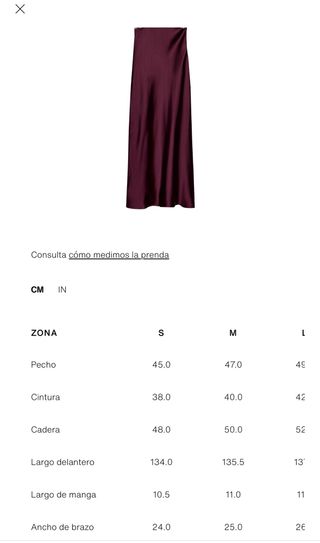 Vestido midi Zara beige y morado