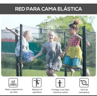 Red de repuesto para trampolín