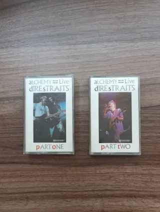 2 Cintas Cassette Dire Straits Alchemy Live