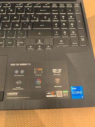 ASUS TUF Gaming F15 FX506H I5-11400H 16GB 512GB