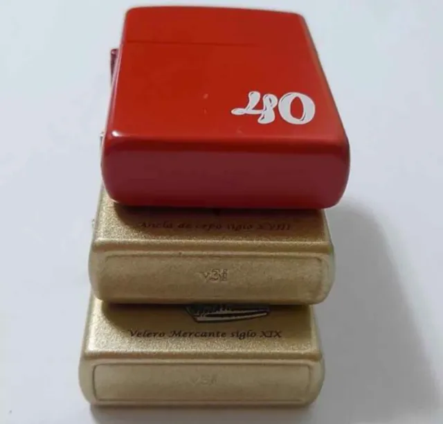 Lote 3 Encendedores (Tipo Zippo)...NO ENVÍO