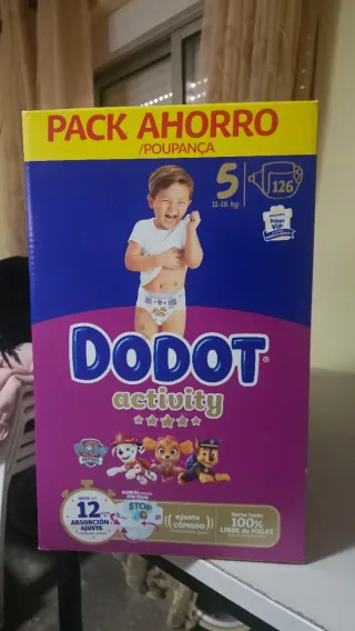Fraldas Dodot Activity T5 - 126 unidades