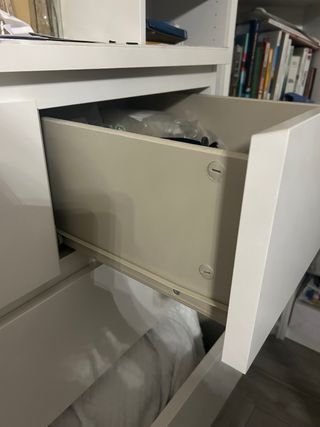 Cassettiera Ikea Malm bianca