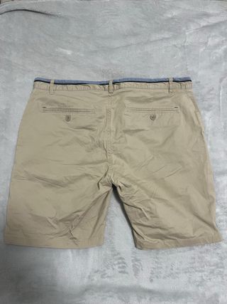 Pantalones cortos chinos Springfield beige