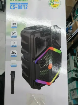 Altavoz Avcrowns 8 1000W CH-880 con Micrófono