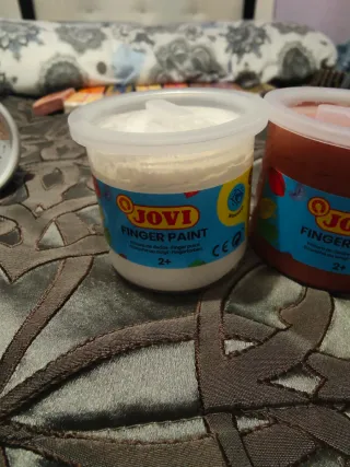 Pintura de dedo Milan y Jovi 5 colores