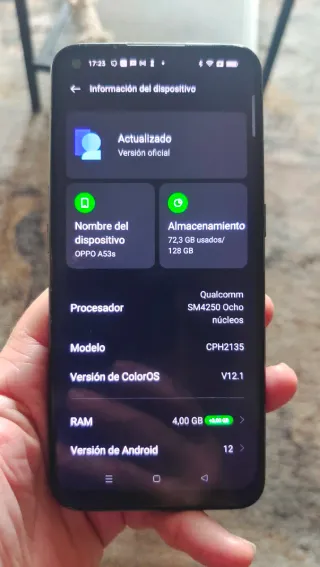 OPPO A53s Negro