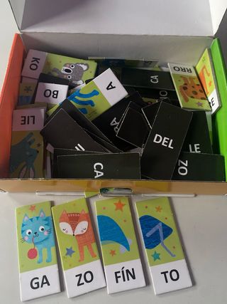 Juego Fantasílabas para aprender a leer.