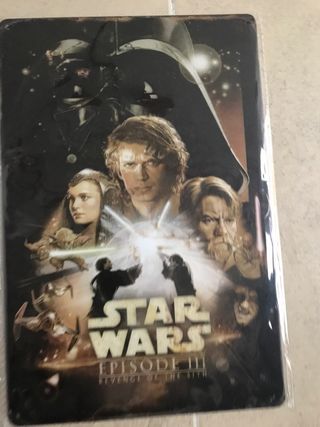 Star Wars Placas Metálicas Colección