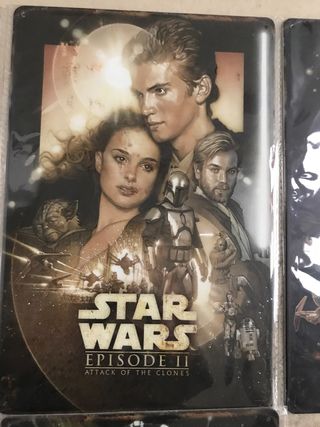 Star Wars Placas Metálicas Colección
