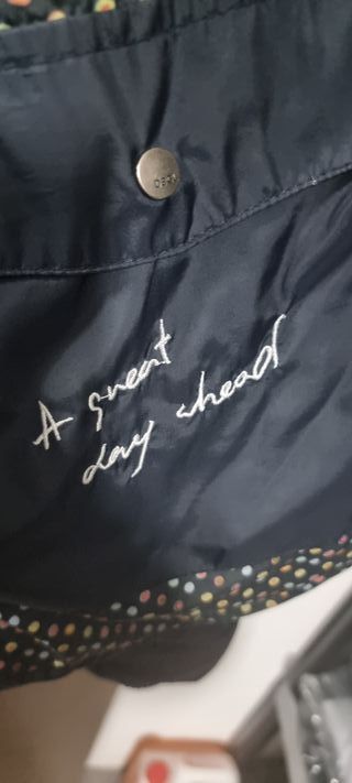 Chaqueta Desigual azul y gris