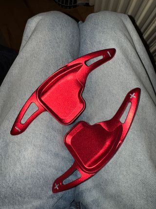 Palas Levas BMW Rojas Aluminio