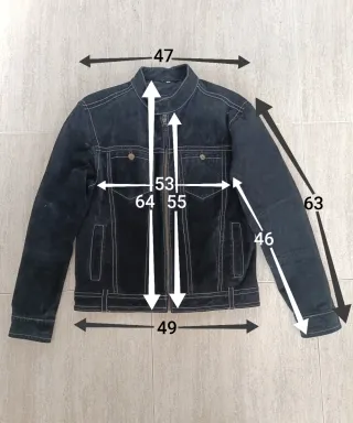 Cazadora piel Ante nubuk nueva M Medidas indicadas