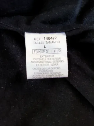 Cazadora piel Ante nubuk nueva M Medidas indicadas