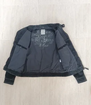 Cazadora piel Ante nubuk nueva M Medidas indicadas