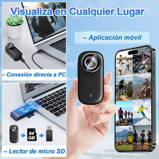 Cámara Deportiva 4K WiFi 64GB